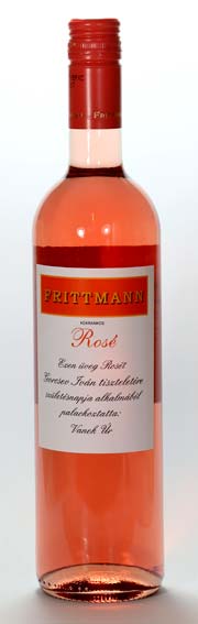 Frittmann Rozés rosé roze Kékrankos Rozé egyedi címkével